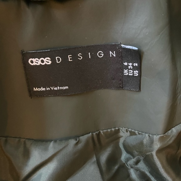 ASOS Hooded Trenchcoat - Picture 7 of 8